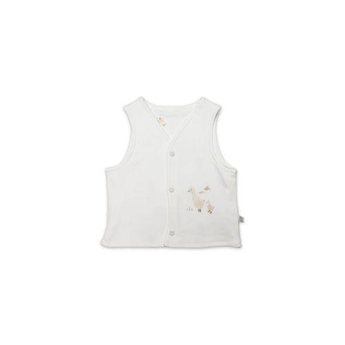Bistyle Bistyle Yelek Çift Taraflı Welcome Baby Duck 18104 Sarı-Ekru