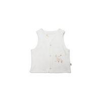 Bistyle Bistyle Yelek Çift Taraflı Welcome Baby Duck 18104 Sarı-Ekru