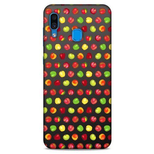 Frutix Elma 01 Samsung Galaxy A30 Kılıf Desenli Silikon