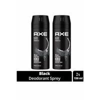 2 Adet Axe Erkek Deodorant & Bodyspray Black 48 Saat Etkileyici Koku Vücut Spreyi 150 ml