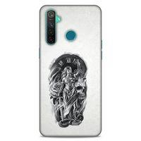 Lopard Oppo Realme 5 Pro Uyumlu Kılıf Tattoo's (44) Tough Armor Kılıf Terazi
