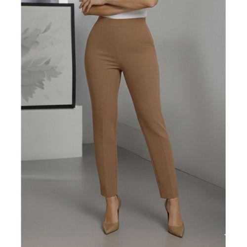 Kadın Yüksek Bel Ithal Krep Pantolon