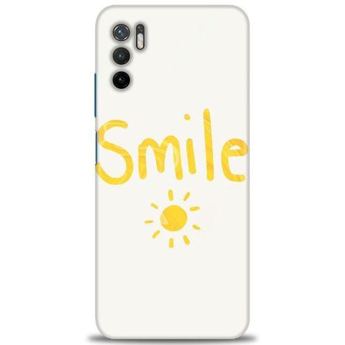 Xiaomi Poco M3 Pro Kılıf HD Baskılı Kılıf - Smile Güneş + Tam Ekran Koruyucu