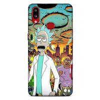 Samsung Galaxy A10s Uyumlu Kılıf Rick And Morty (42) Rugged Armor Kılıf Story Train Morty