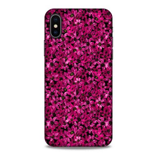 Apple iPhone XS Uyumlu Kılıf Pembe Delisi (1) Kılıfı Çiçek