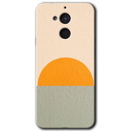 MRCİLETİSİM General Mobile GM 8 Kılıf HD Desen Baskılı Arka Kapak + Temperli Cam - Color Wall