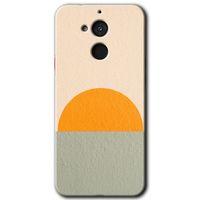 MRCİLETİSİM General Mobile GM 8 Kılıf HD Desen Baskılı Arka Kapak + Temperli Cam - Color Wall