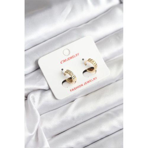 14K Gold Renk Kaplama CM Kadın Küpe