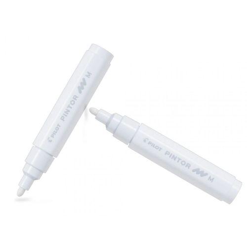 PILOT PİNTOR (M) YUVARLAK UÇ BEYAZ ( İki Adet )