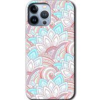 iPhone 13 Pro Kılıf HD Desen Baskılı Arka Kapak - Çin Mandala 1 + Kırılmaz Cam