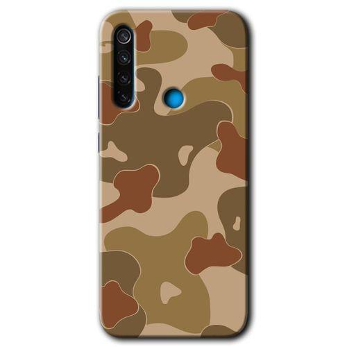 Xiaomi Redmi Note 8T Kılıf HD Desen Baskılı Arka Kapak + Temperli Cam - Kamuflaj 10