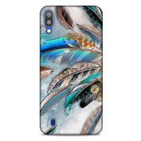 Samsung Galaxy M10 Kılıf Desenli Özel Seri Tüyler (30) Silicone Case