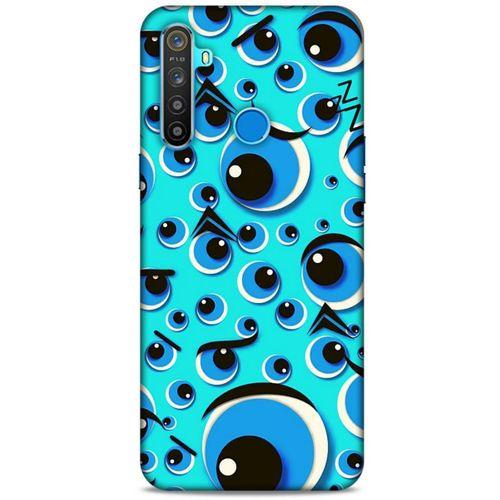 Nazarium (19) Desenli Silikon Kapak Oppo Realme 5i Kılıf