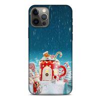 Apple iPhone 12 Pro Kılıf Snowix (13) Silikon Kap Kırmızı