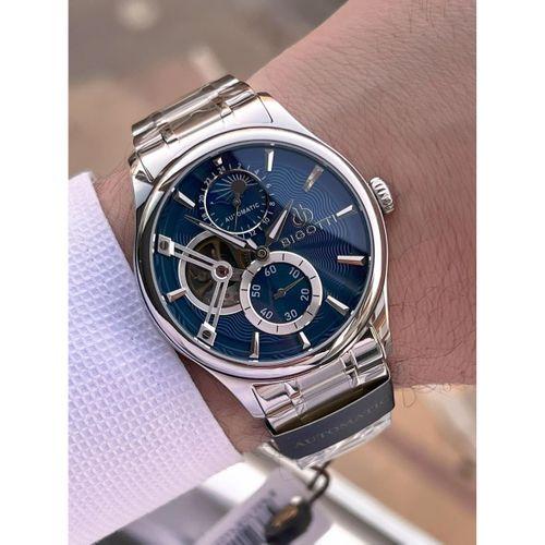 Bigotti Otomatik Ve Kurmalı Çelik Karatma Ve Renk Atma Yapmaz 5 Atm Erkek Kol Saati EBG.10683.3