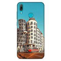 Huawei Y7 2019 Kılıf Dünya Mimarisi (35) Fit Design Kılıf The Dancing House Çekya
