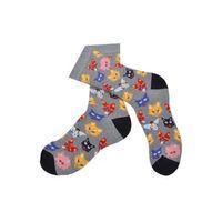 Kedi Köpek Desenli Çorap Erkek Uzun Çorap Clb