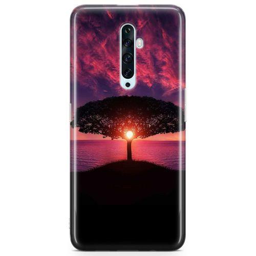 Oppo Reno2 Z 2019 Kılıf Güneşin Batışı Arka Kapak Koruma Desenli Full Koruyucu