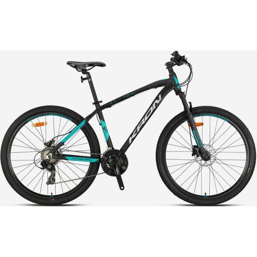 Kron XC 100 Hidrolik Fren 29 Jant Dağ Bisikleti Mat Siyah-Turkuaz 48 cm