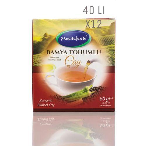 Bamya Tohumlu Çay 40’lı Poşet Çay 12 Adet