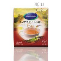 Bamya Tohumlu Çay 40’lı Poşet Çay 12 Adet