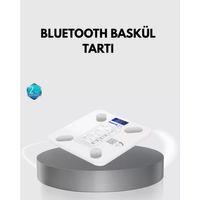 Bluetooth Akıllı Tartı – 8 Fonksiyonlu Dijital Baskül, 180 Kg Kapasiteli
