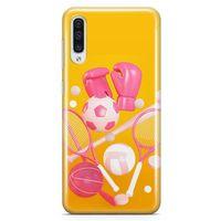 Samsung Galaxy A50 Kılıf Boks Eldiveni Tenis Arka Kapak Koruma Desenli Full Koruyucu