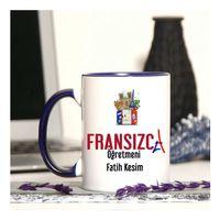 Fransızca Öğretmenine Özel Öğretmenler Günü Hediyesi Kişiye Özel Kupa Bardak