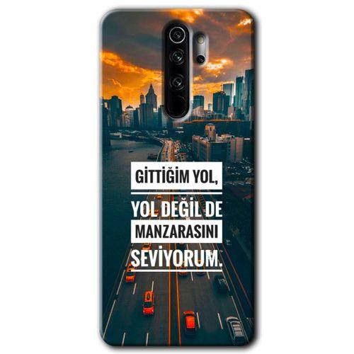 Redmi Note 8 Pro Kılıf HD Desen Baskılı Arka Kapak - Manzara Seviyorum + Kırılmaz Cam