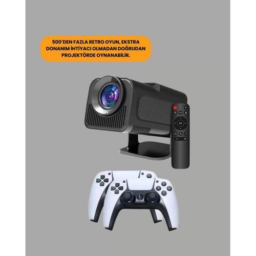 450 Ansı Lümen, 4k Destekli Kompakt Ev Projektörü