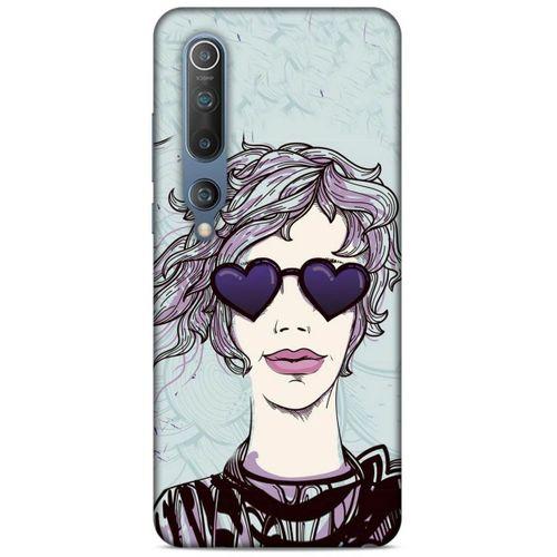 Lopard Xiaomi Mi 10 Uyumlu Kılıf Sürreal Yüzler ♀ (25) Antişok Kapak Baskılı