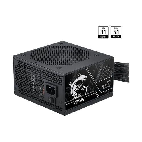 MSI MAG A750BN PCIE5 III 750W 80+ BRONZE ATX 3.1 PCIe 5.1 POWER SUPPLY