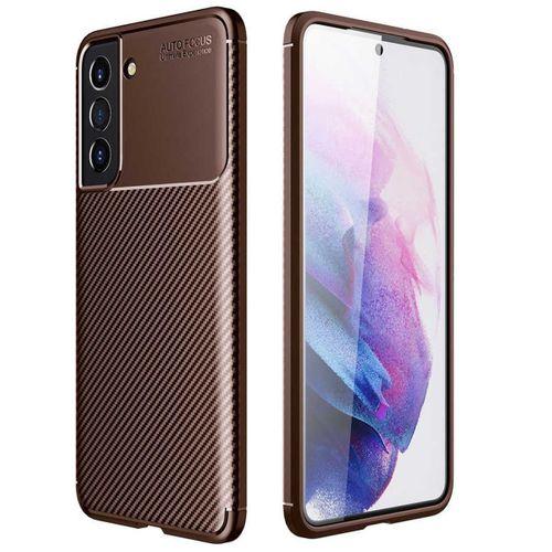 Fogy Galaxy S21 FE Negro Uyumlu Kılıf Tam Koruma Karbon Desenli Negro Kapak
