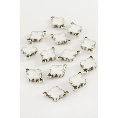 Çiçek Çift Kulplu Mineli Bileklik ve Kolye Ucu Aparatı 1 Adet