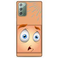 Emojix (55) Samsung Galaxy Note 20 Kılıf Silikon Kapak Desenli