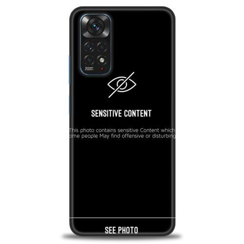 Xiaomi Redmi Note 11 Kılıf HD Baskılı Kılıf - Sensitive Content + Tam Ekran Koruyucu