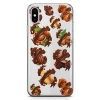 Apple iPhone XS Max Kılıf Nutella Park Arka Kapak Koruma Desenli Full Koruyucu