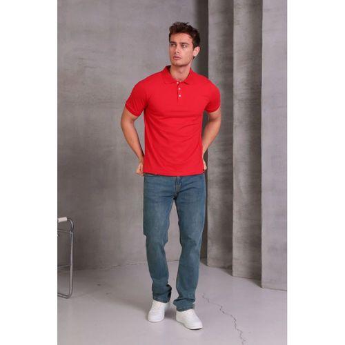 Erkek Slim Fit Pamuklu Yumuşak Doku Nefes Alan Kumaş Yakalı Tişört