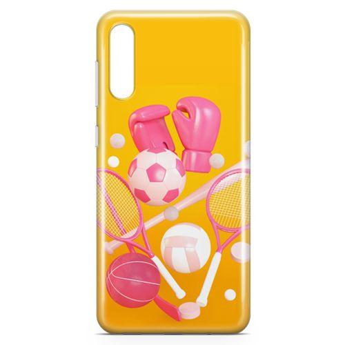 Samsung Galaxy A50 Kılıf Boks Eldiveni Tenis Arka Kapak Koruma Desenli Full Koruyucu