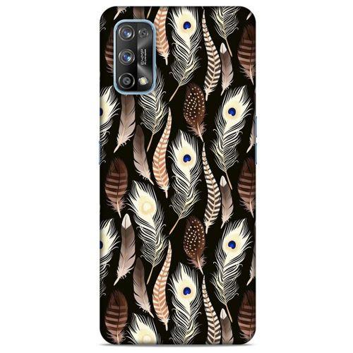 Oppo Realme 7 Pro Kılıf Desenli Özel Seri Tüyler (8) Baskılı Kılıf