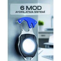 Çok Fonksiyonlu Acil Durum El Feneri Elektronik Çakmak Tornavida Ve Düdük Özellikli