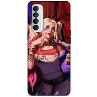 Oppo Reno 4 Pro Uyumlu Kılıf Harley Quinn (21) Koruyucu Kapak Kırmızı