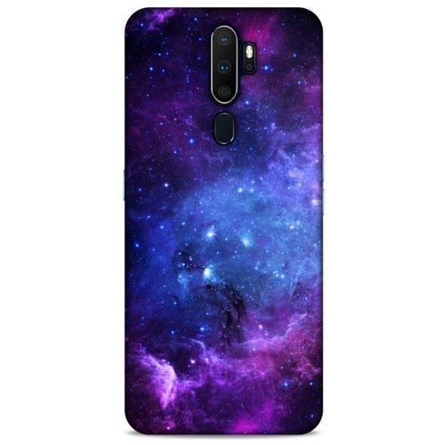 Oppo A5 2020 Uyumlu Kılıf Mor Delisi (6) Silikon Kılıf Yıldızlar