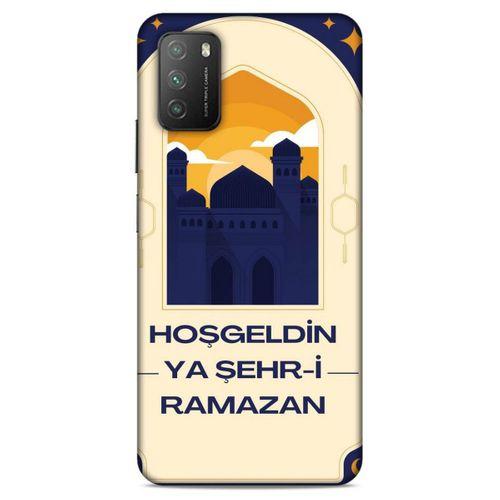 Lopard Xiaomi Poco M3 Uyumlu Kılıf Ramazan (17) Baskılı Tasarım Kılıf