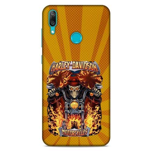 Huawei Y7 Prime 2019 Uyumlu Kılıf Motorsiklet (9) Kılıf Harley Davidson