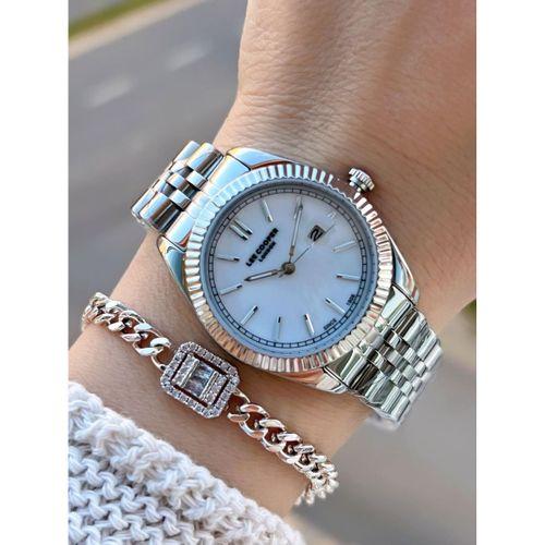 Lee Cooper Çelik Kordonlu 3 Atm Suya Dayanıklı 2 Yıl Garantili Kadın Kol Saati BC.08210.570