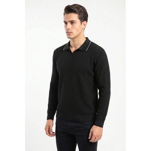 Erkek Spor Polo Yaka Mevsimlik Kazak BGL-ST05363