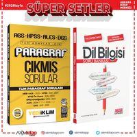 Yediiklim AGS KPSS ALES DGS Tüm Adaylar İçin Paragraf Çıkmış Sorular ve AKM Dil Bilgisi Soru Bankası Seti 2 Kitap