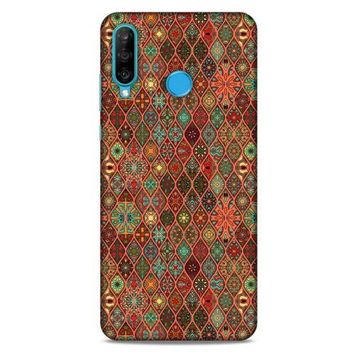 Ethnic Culture (11) Huawei P30 Lite Kılıf Silikon Kapak Desenli