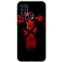 Samsung Galaxy M31 Kılıf Baskılı Kapak - DeadPool 4 +Tam Ekran Koruyucu